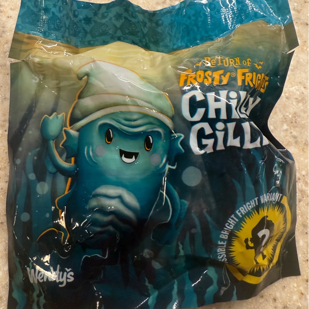 Wendy’s Return of Frosty Frights Halloween 2025 Chilly Gilly Action Figure